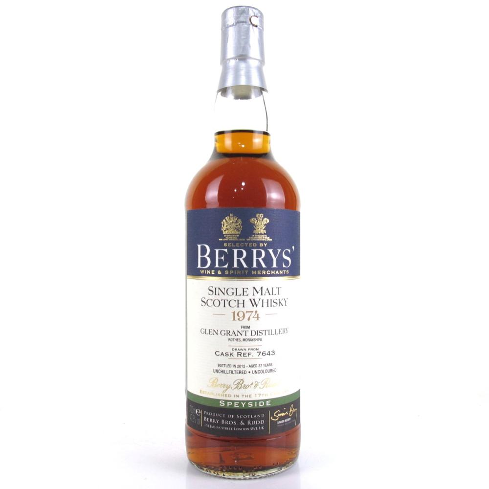 Glen Grant 1974 Berry's 37 Year Old