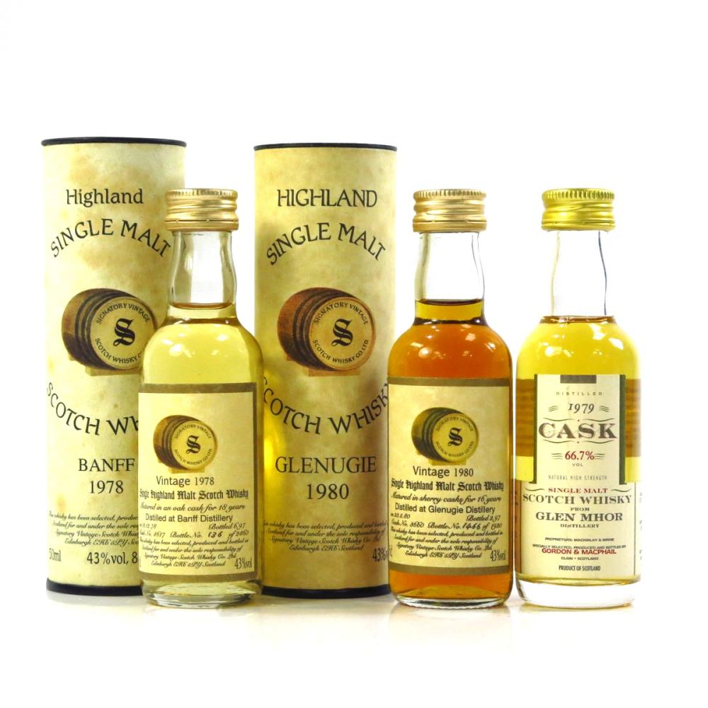 Closed Highland Single Malt Miniatures 3 x 5cl