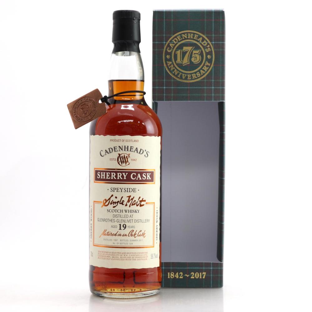 Glenrothes 1997 Cadenhead's 19 Year Old / Sherry Cask