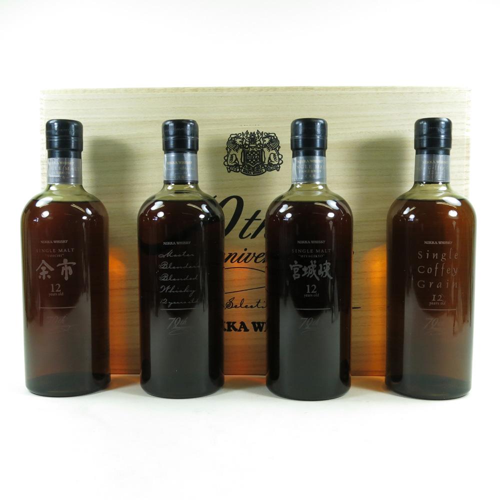Nikka 70th Anniversary Gift Pack 4 x 70cl