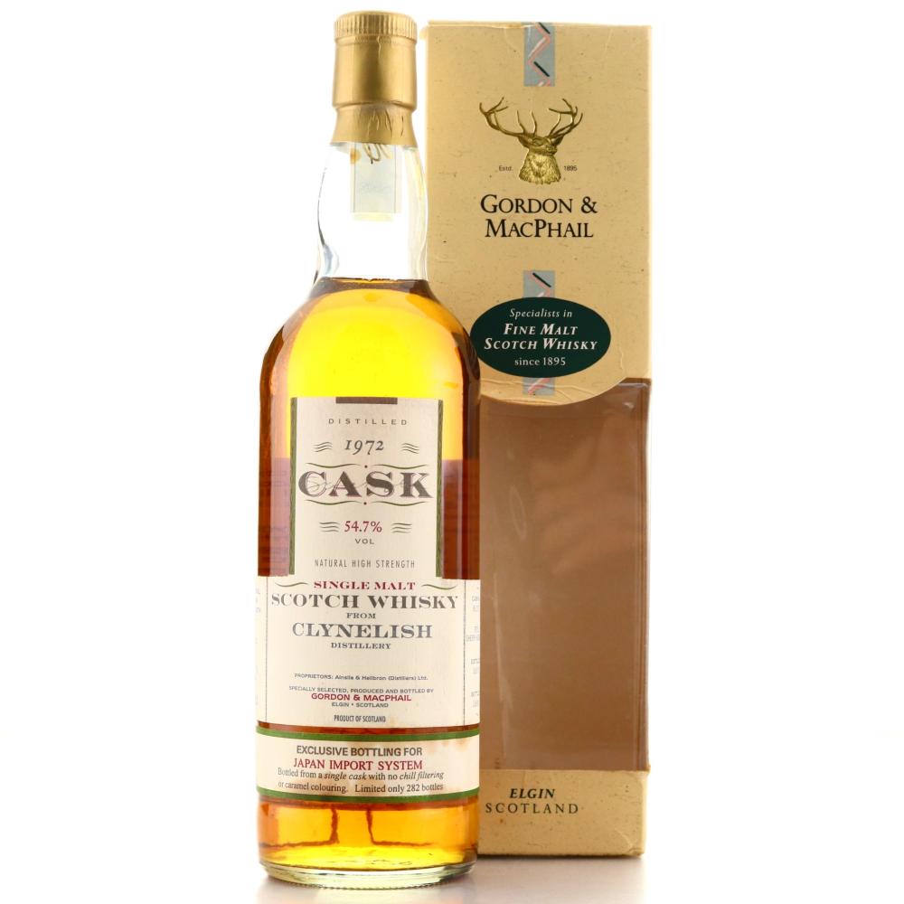 Clynelish 1972 Gordon and MacPhail Cask Strength / Japan Import System