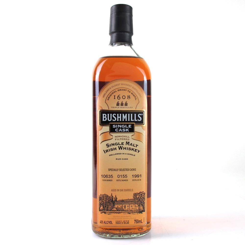 Bushmills 1991 Single Cask Rum Barrel 75cl / US import