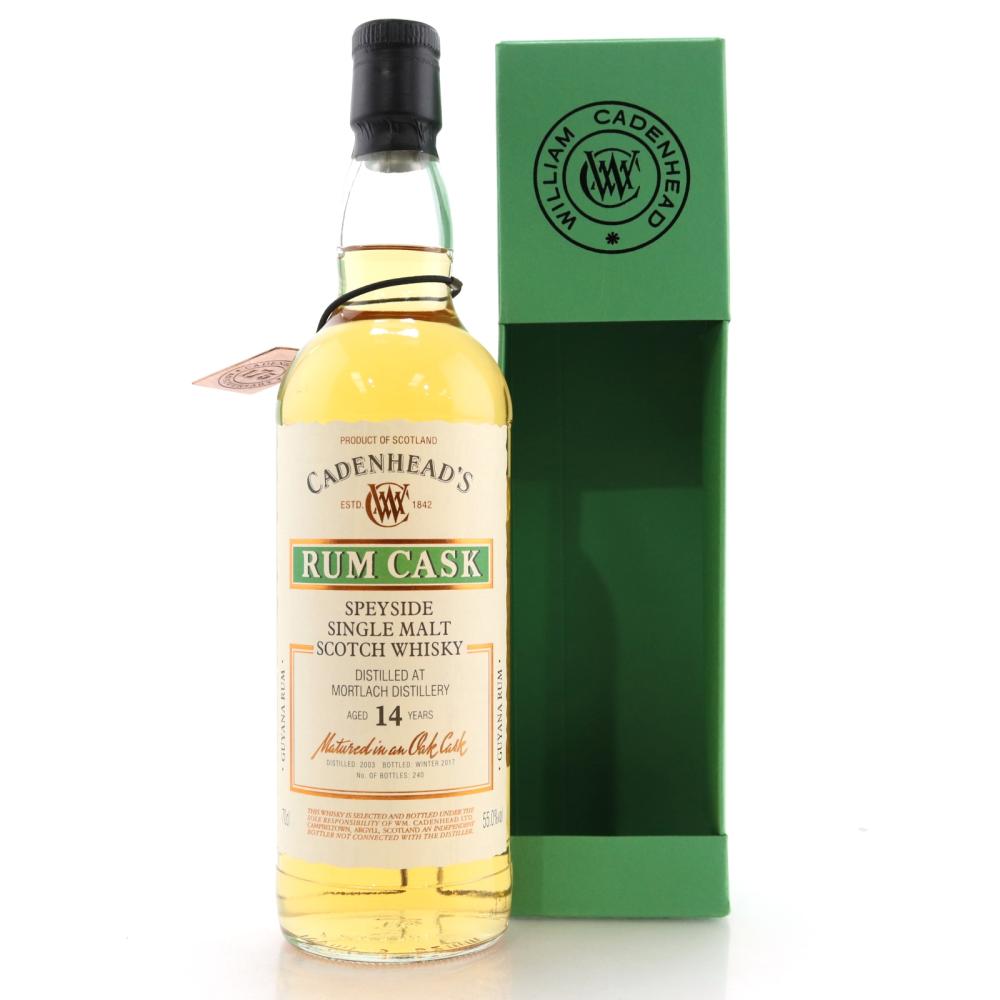 Mortlach 2003 Cadenhead's 14 Year Old / Rum Cask