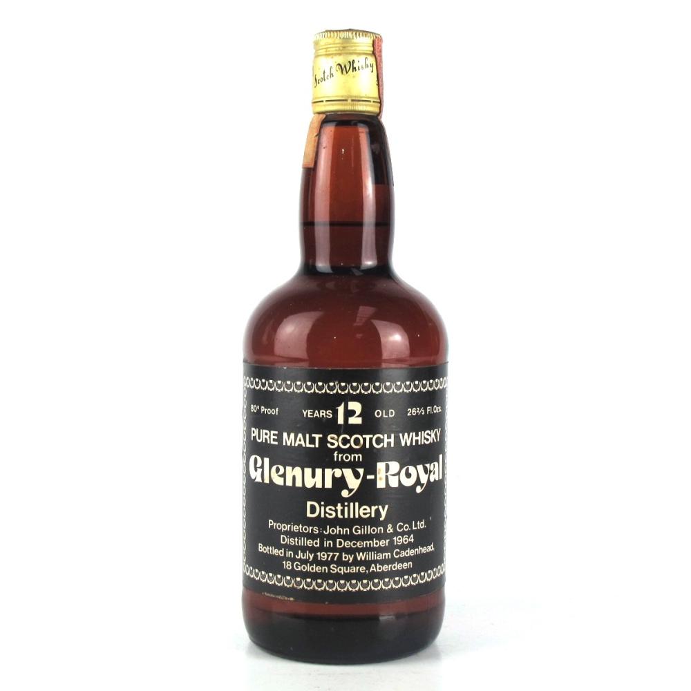 Glenury Royal 1964 Cadenhead's 12 Year Old