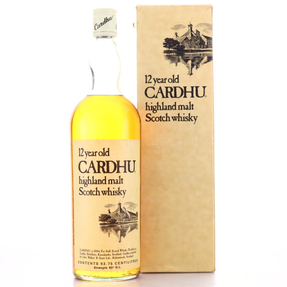 Cardhu 12 Year Old 1970s 93.75cl