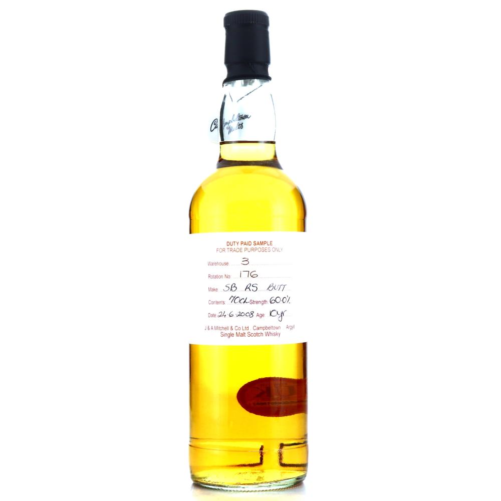 Springbank 2008 Duty Paid Sample 10 Year Old / Refill Sherry Butt