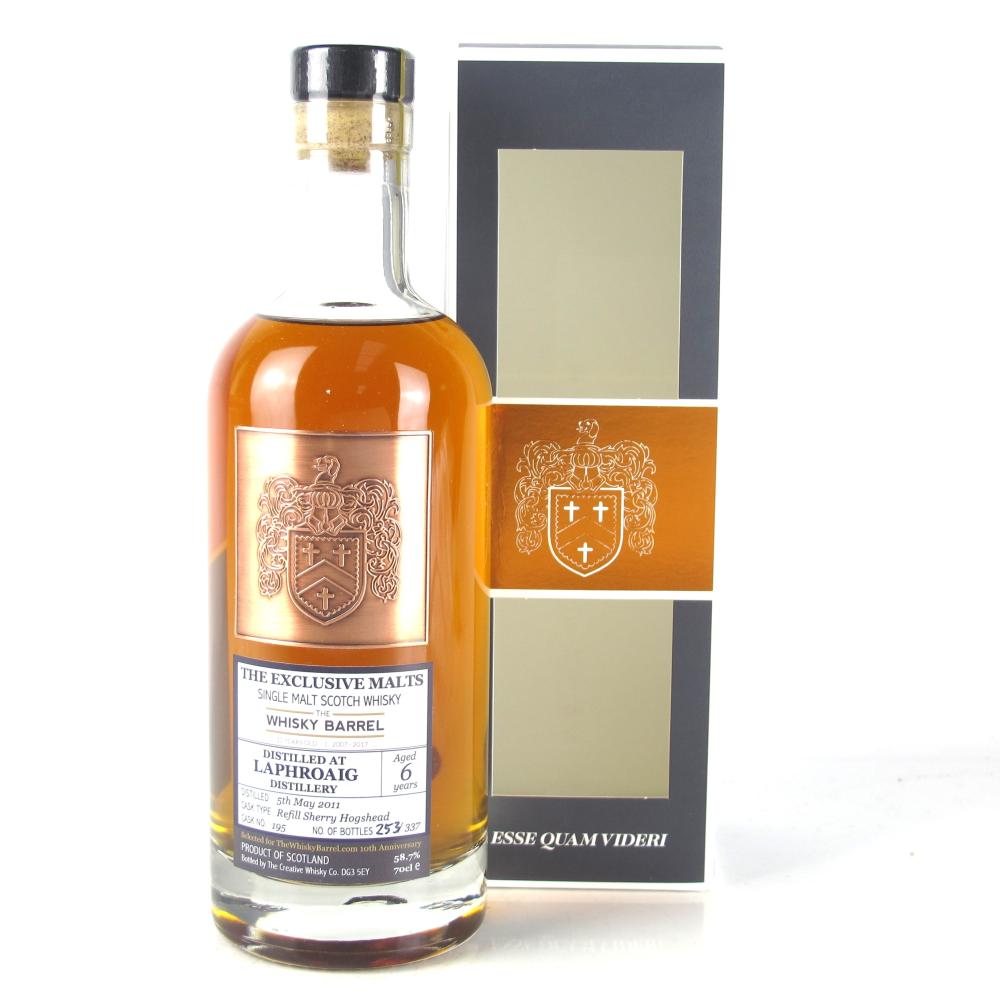 Laphroaig 2011 Creative Whisky Co 6 Year Old / The Whisky Barrel 10th Anniversary​