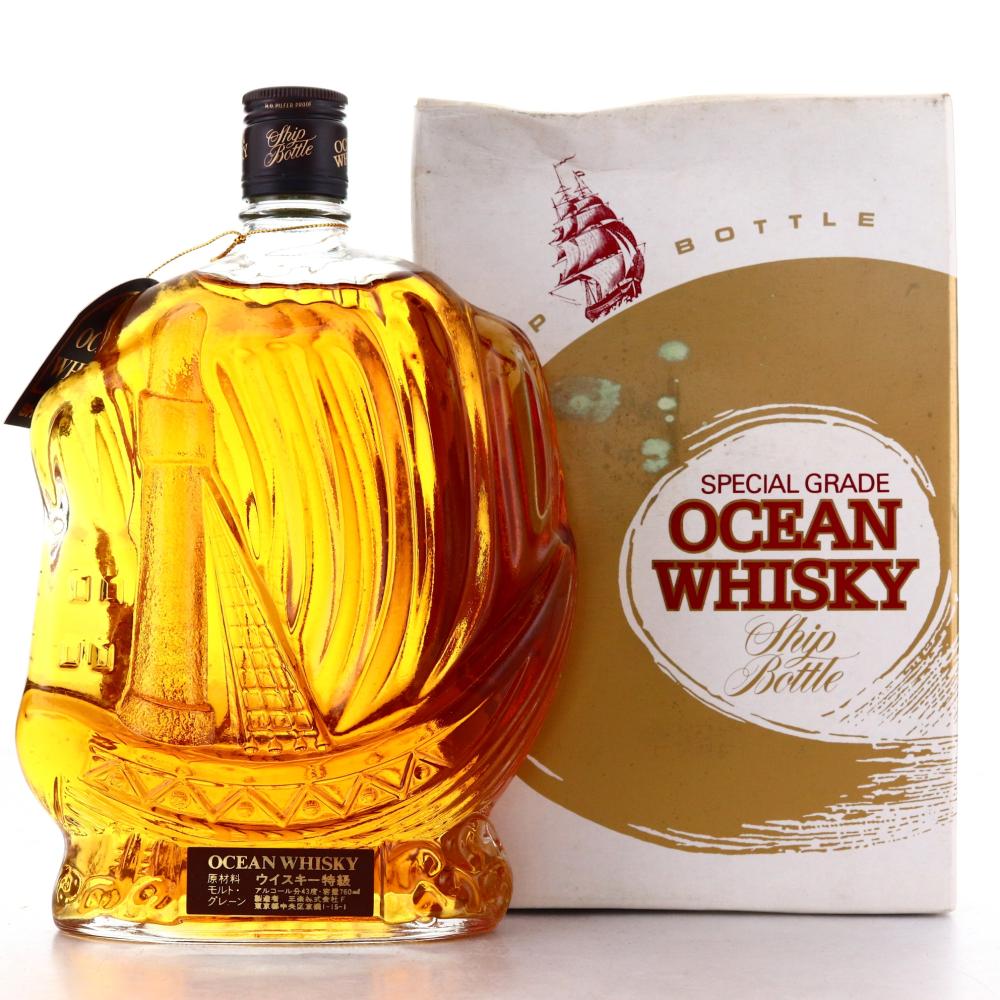 Ocean Whisky Special Grade Ship Bottle 1980s