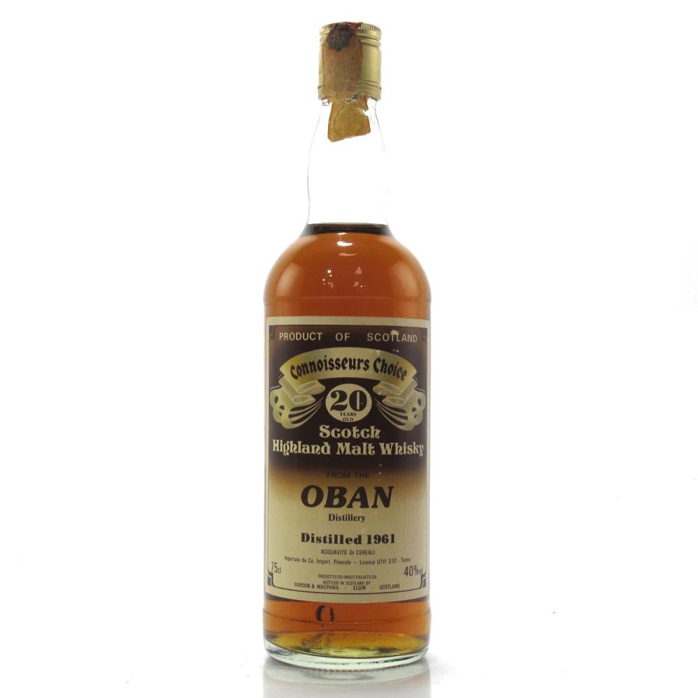 Oban 1961 Gordon and MacPhail 20 Year Old 1980s / Co. Import Pinerolo
