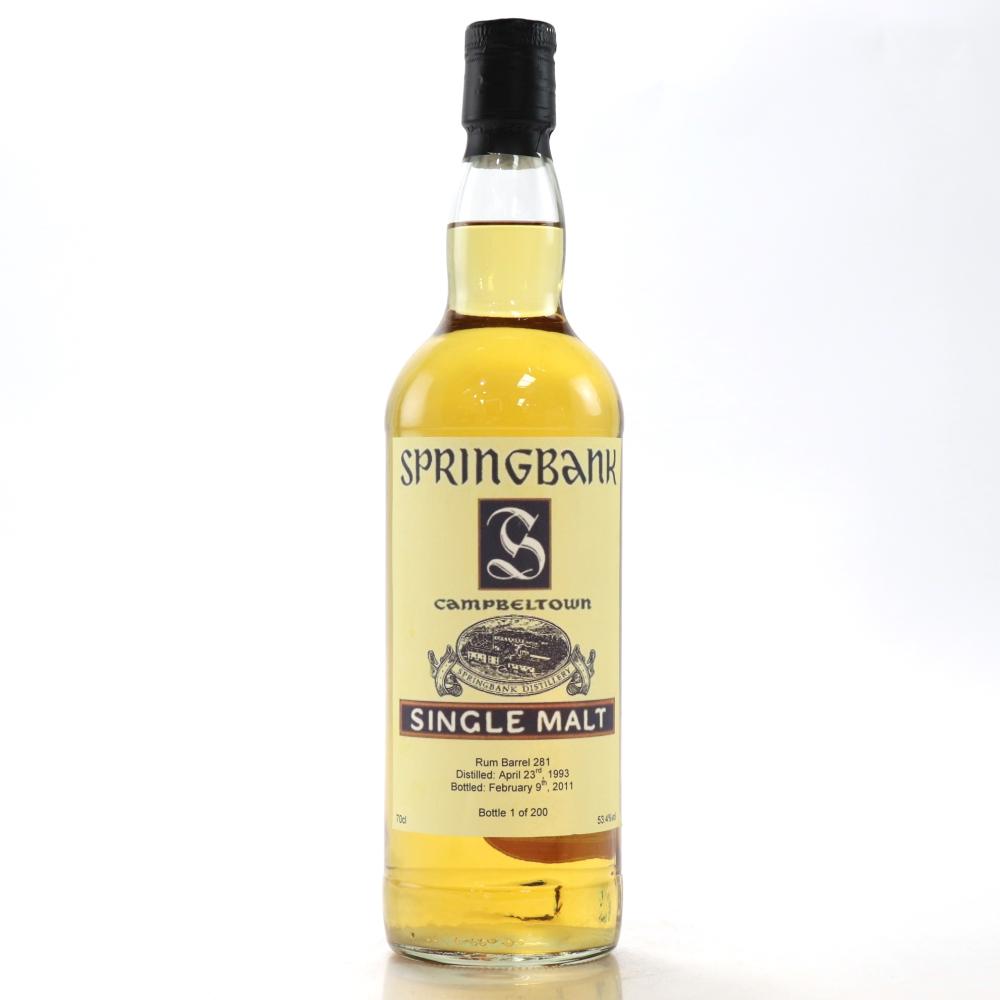 Springbank 1993 Private Single Cask #281