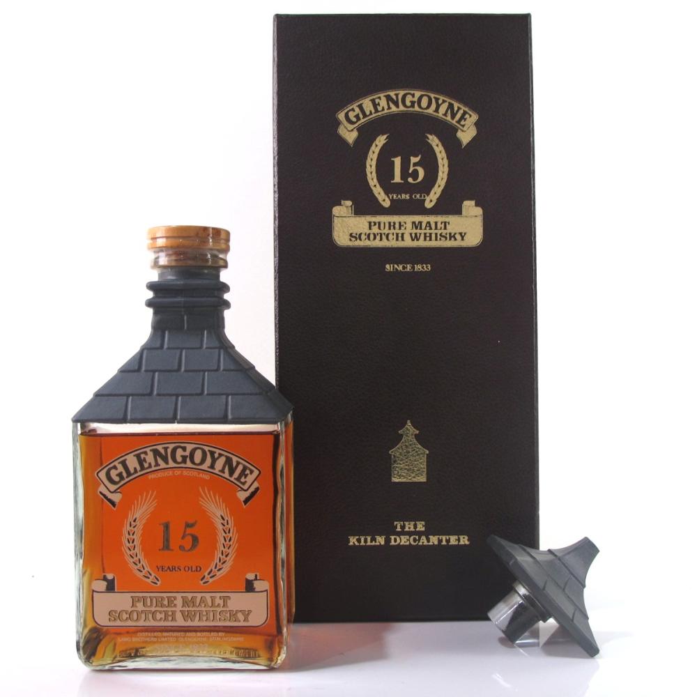 Glengoyne 15 Year Old Pagoda Decanter 1 Litre 1980s