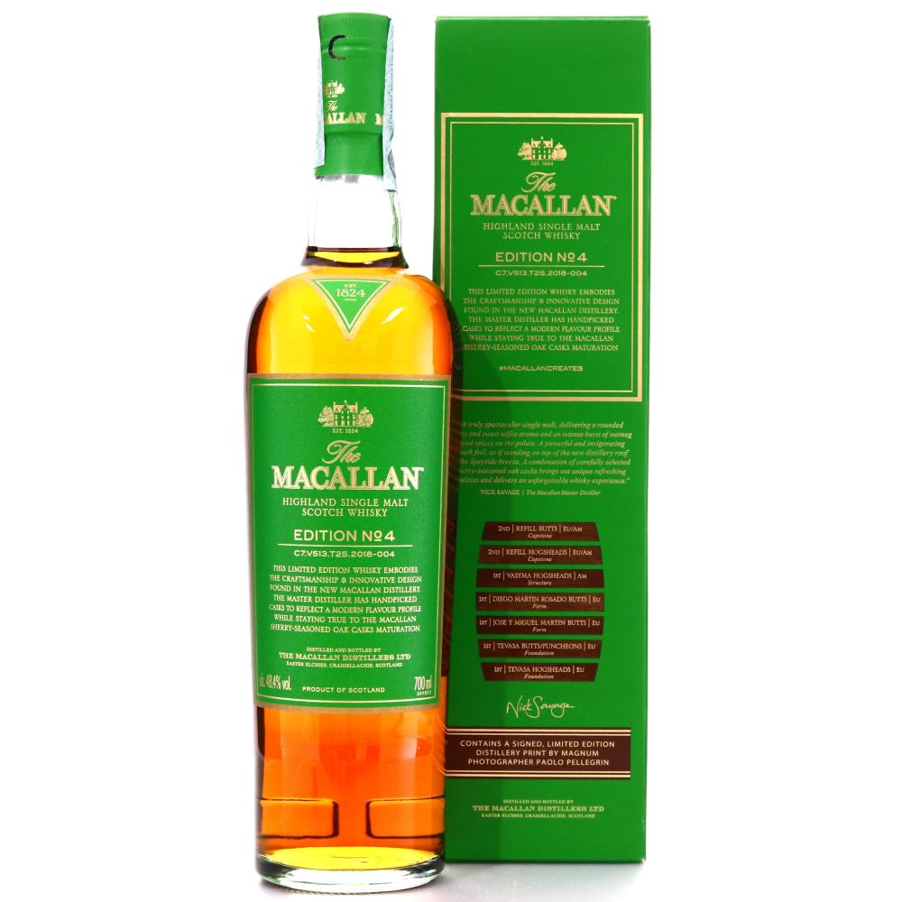Macallan Edition No.4 / with Limited Edition Signed Print
