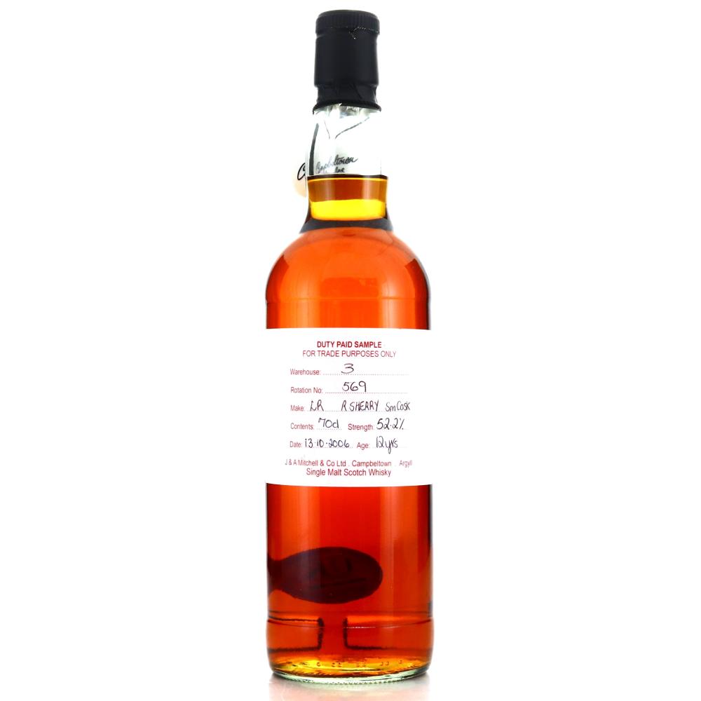 Longrow 2006 Duty Paid Sample 12 Year Old / Refill Sherry Cask
