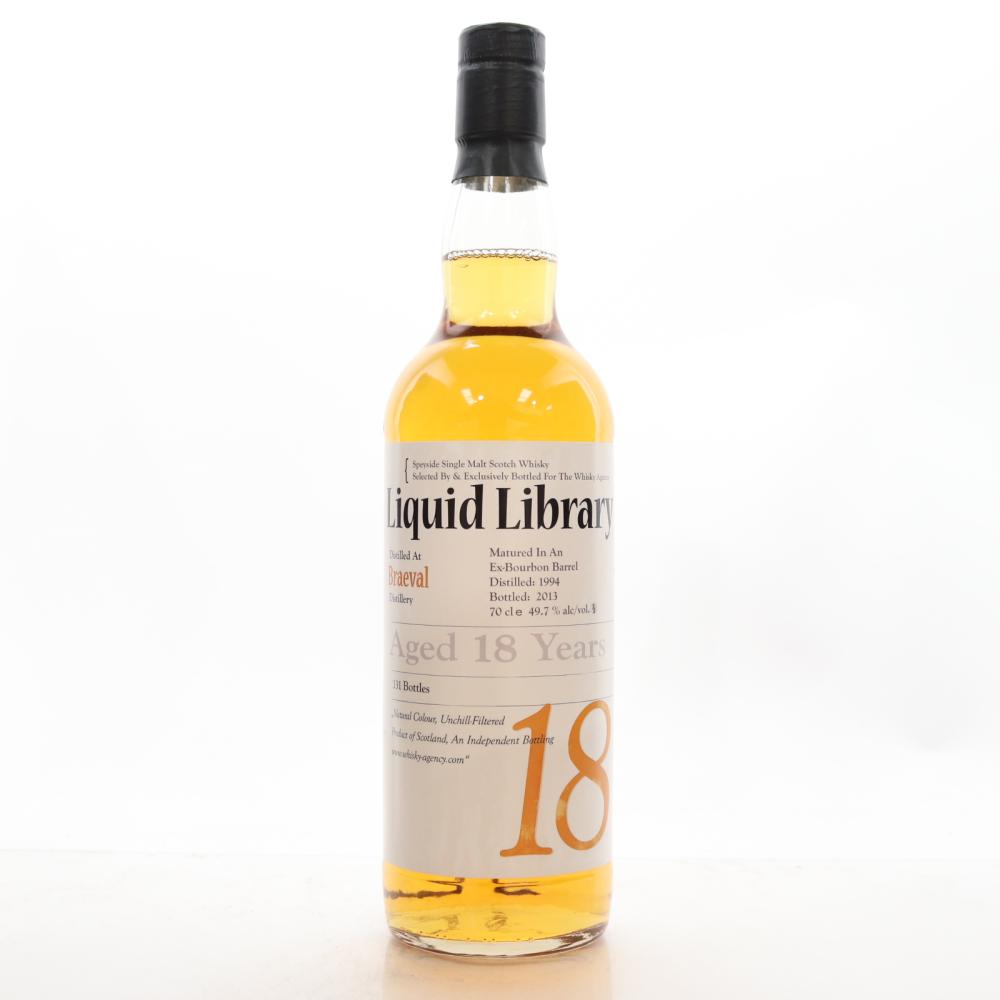 Braeval 1994 Whisky Agency 18 Year Old / Liquid Library