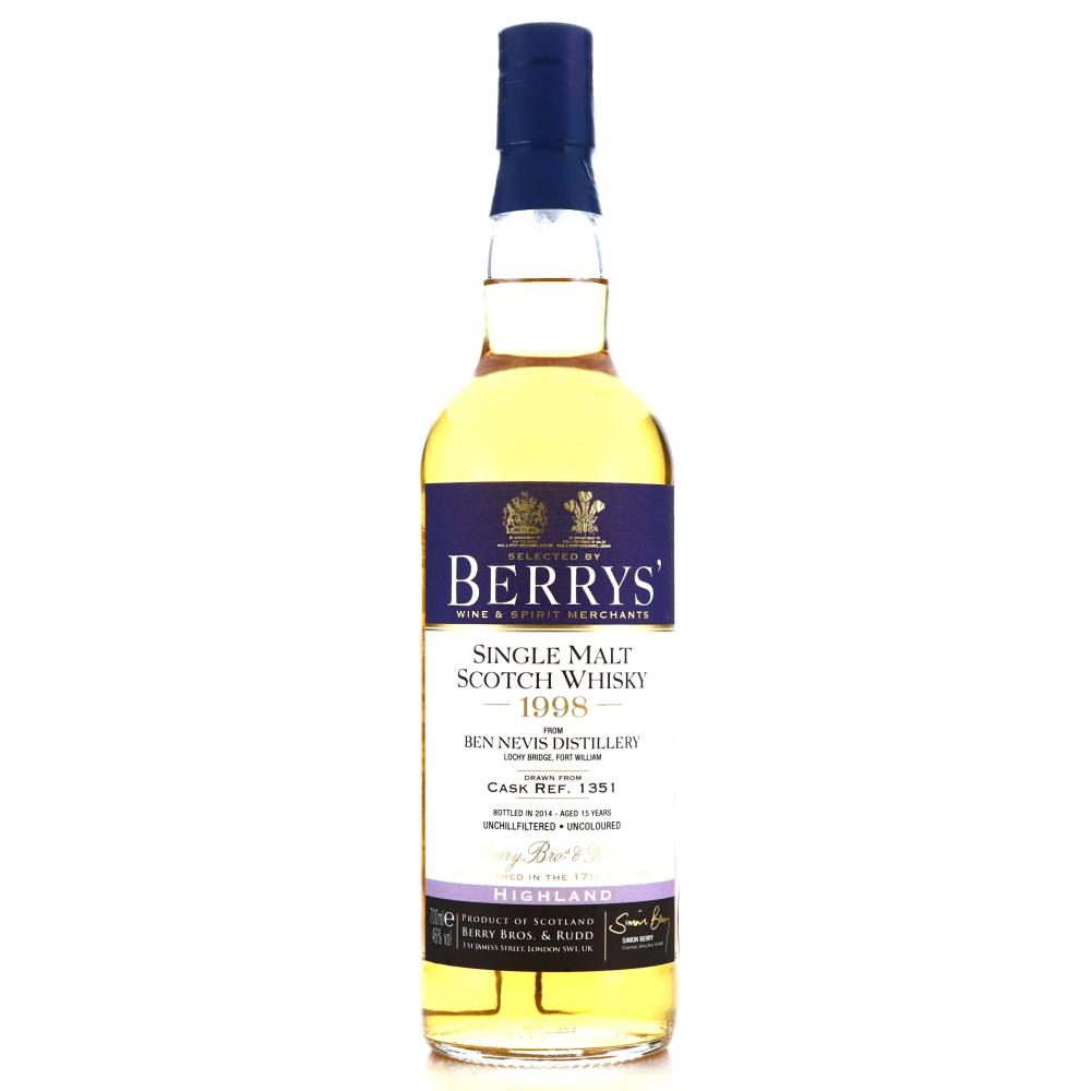 Ben Nevis 1998 Berry Brothers and Rudd 15 Year Old