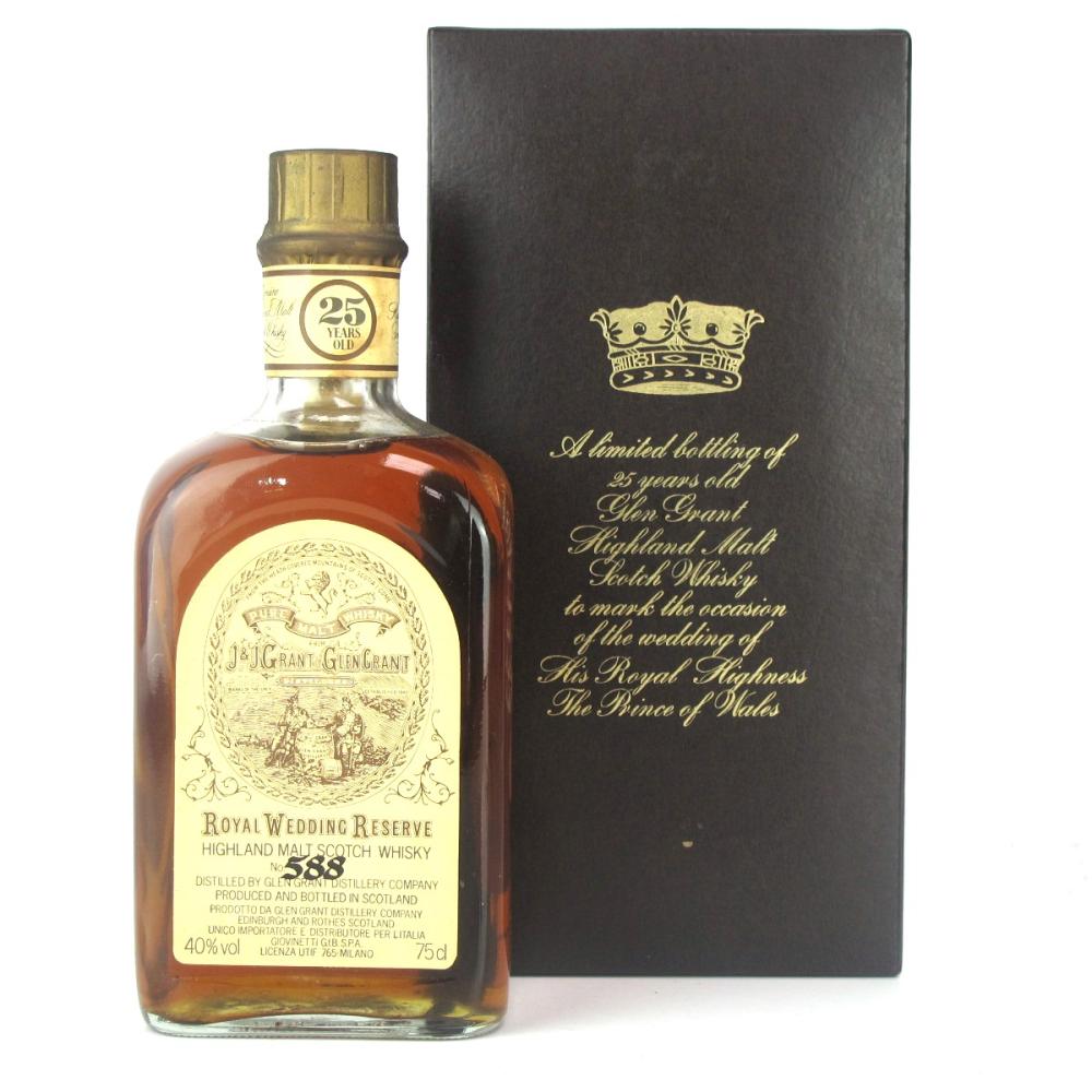 Glen Grant 25 Year Old Royal Wedding Reserve / Giovinetti Import