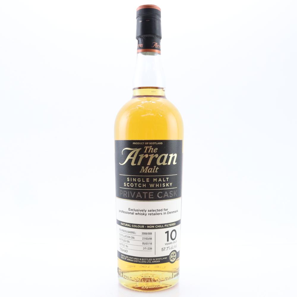 Arran 2008 Private Cask 10 Year Old / Danish Retail Exclusive