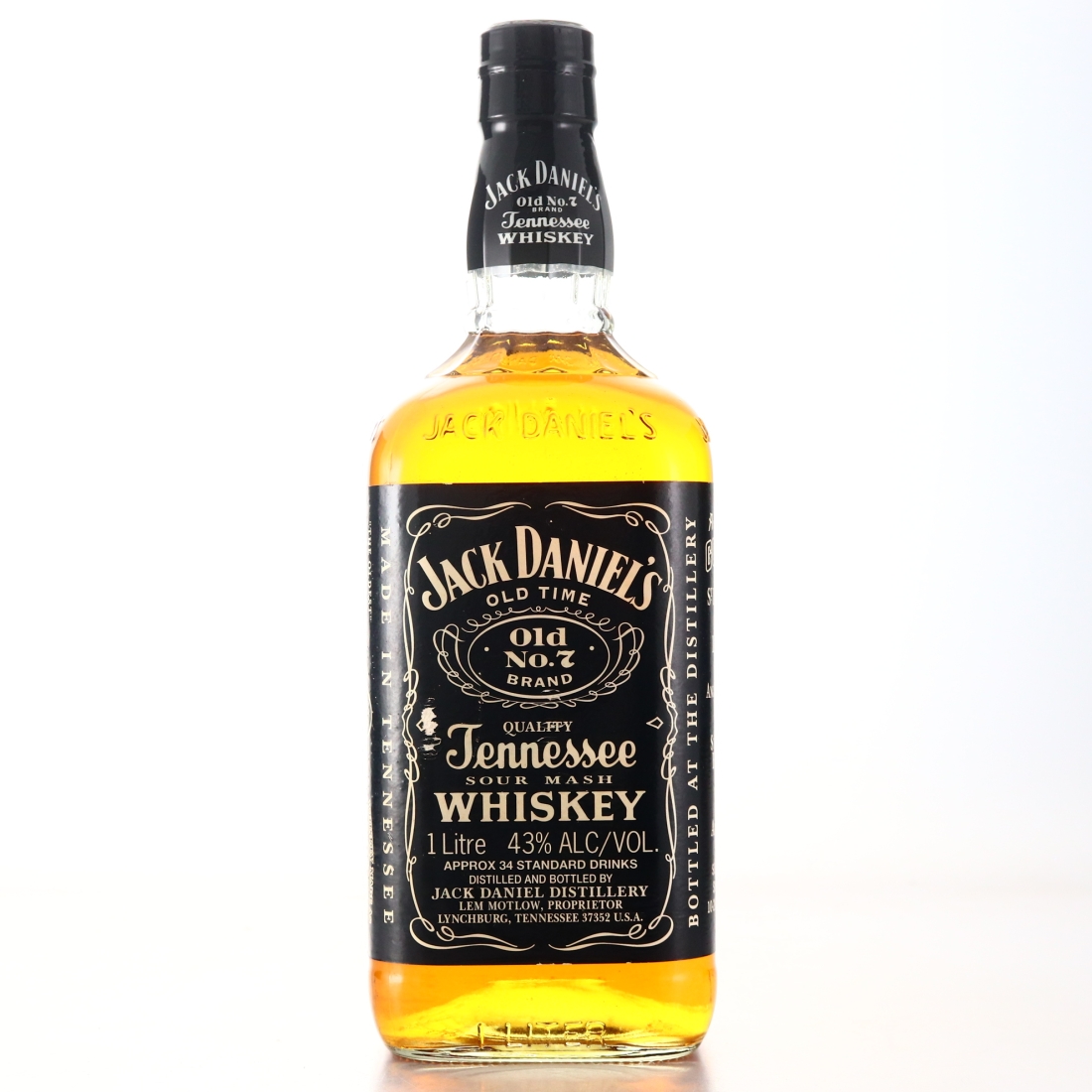Jack Daniel's Old No.7 86 Proof 1 Litre 1988