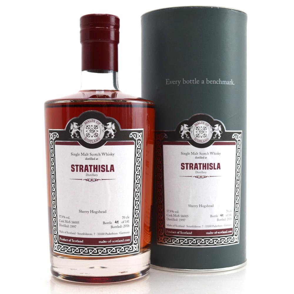 Strathisla 1997 Malts of Scotland Sherry Hogshead