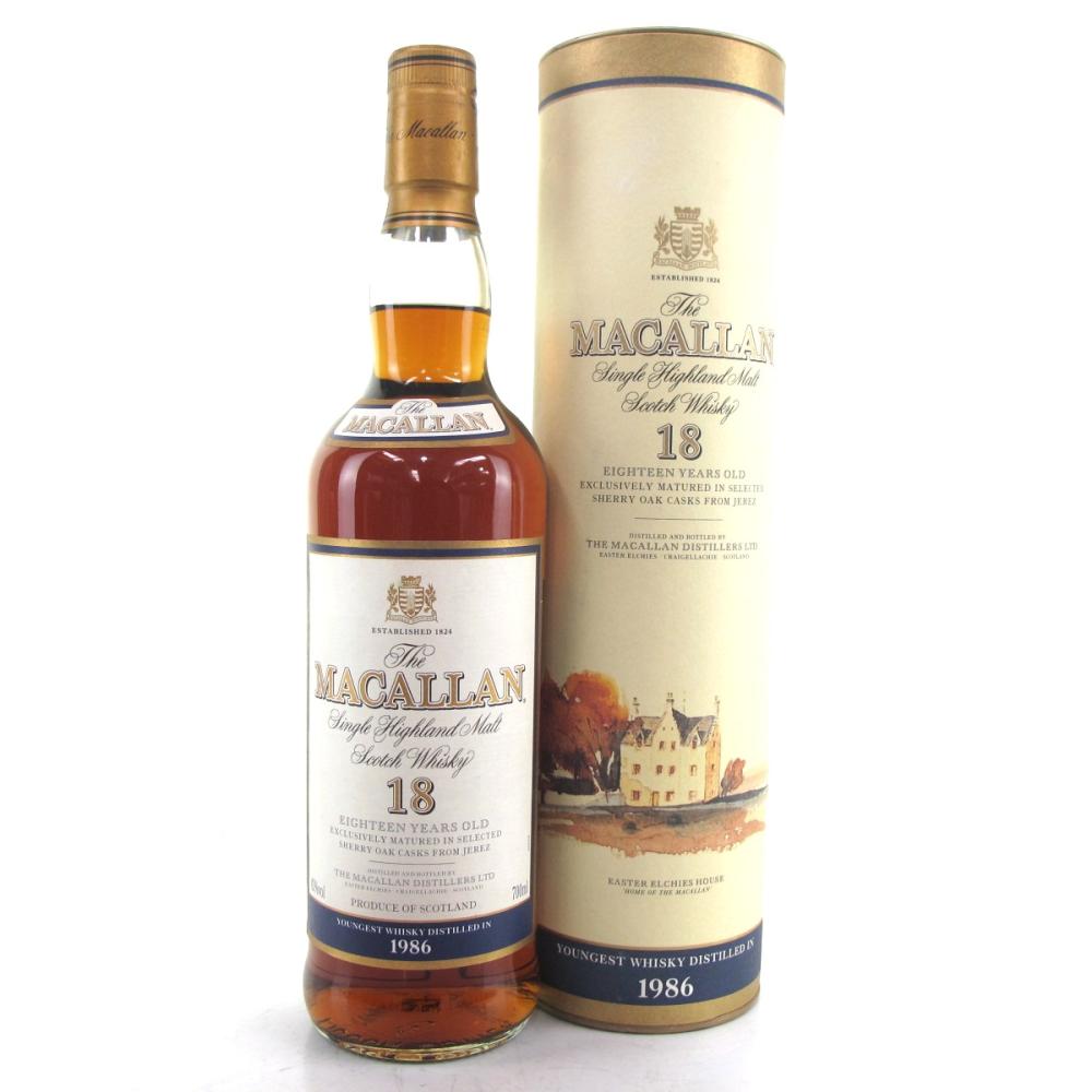 Macallan 18 Year Old 1986