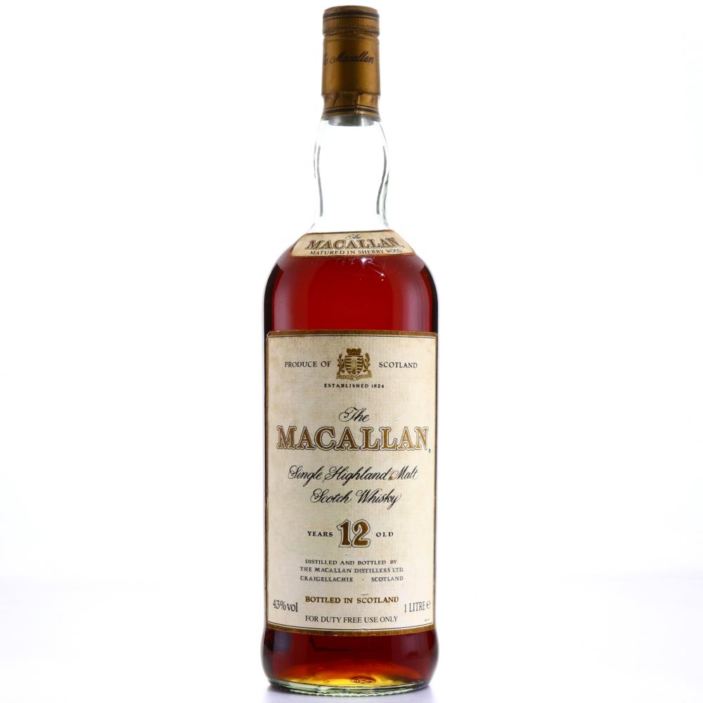 Macallan 12 Year Old 1 Litre 1990s