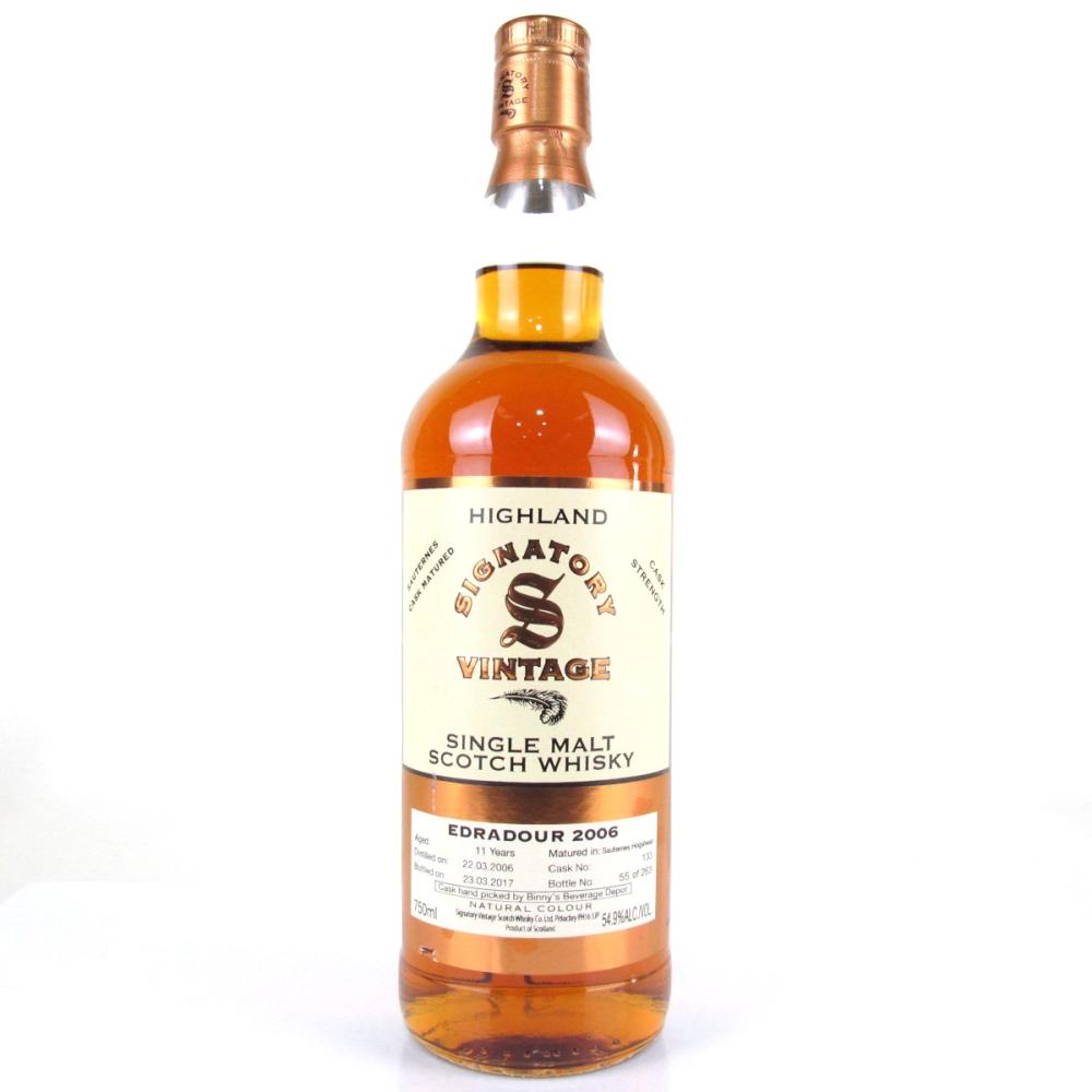 Edradour 2006 Signatory Vintage 11 Year Old 75cl / US Import