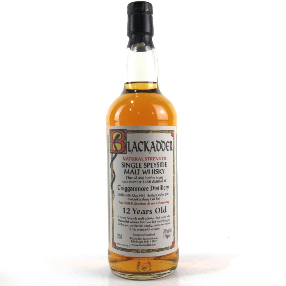 Cragganmore 1989 Blackadder 12 Year Old 75cl / US Import