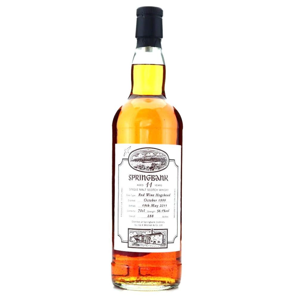 Springbank 1999 Red Wine Hogshead 11 Year Old
