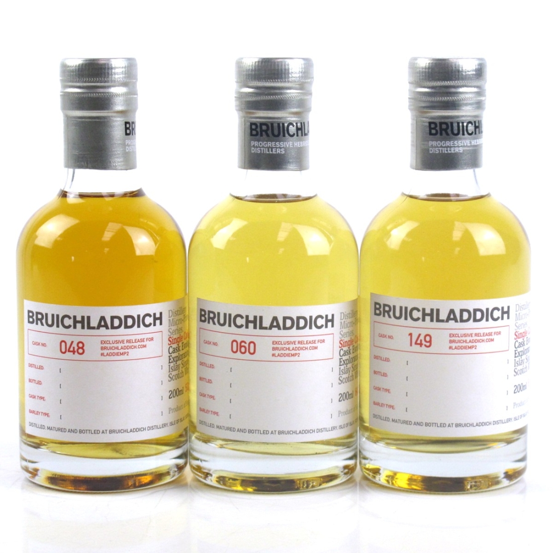 Bruichladdich 2nd Micro Provenance Tasting #2 3 x 20cl