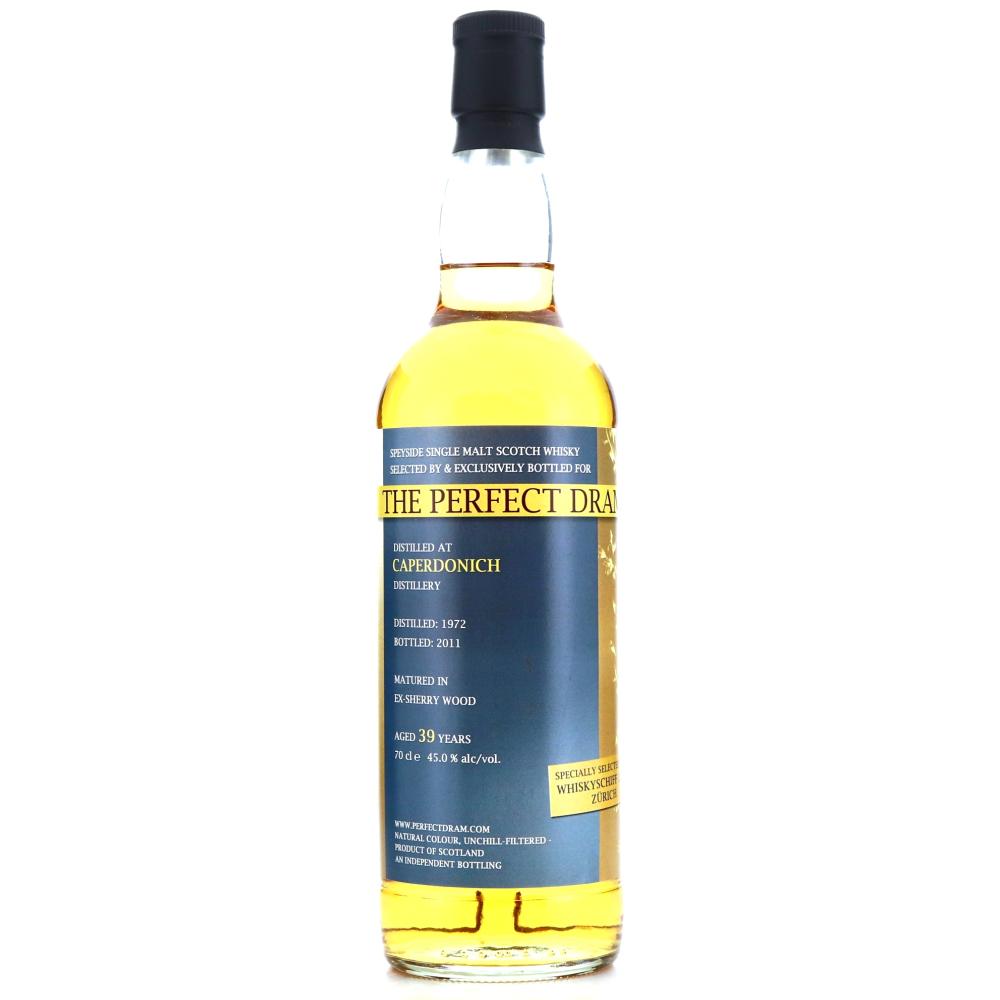 Caperdonich 1972 Whisky Agency 39 Year Old Perfect Dram / Whiskyschiff Zurich