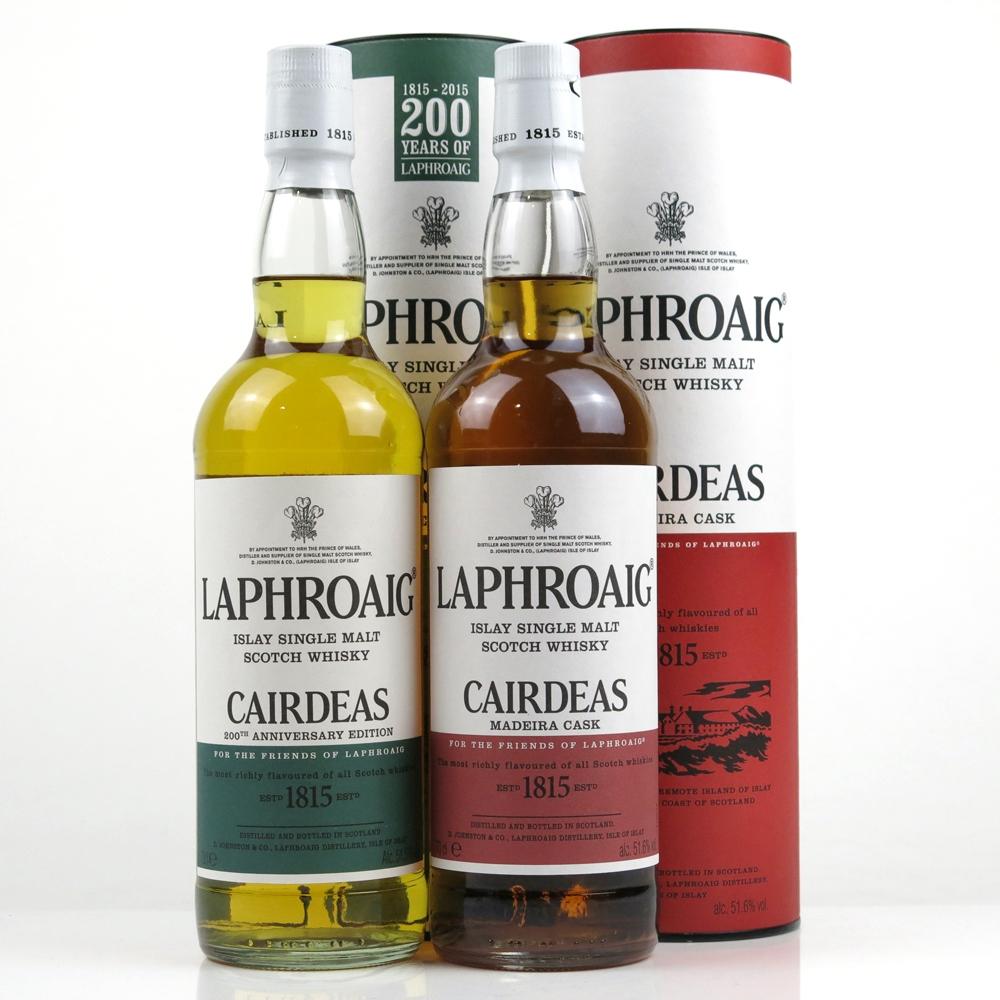 Laphroaig Cairdeas Feis Ile 2015 and 2016 2 x 70cl