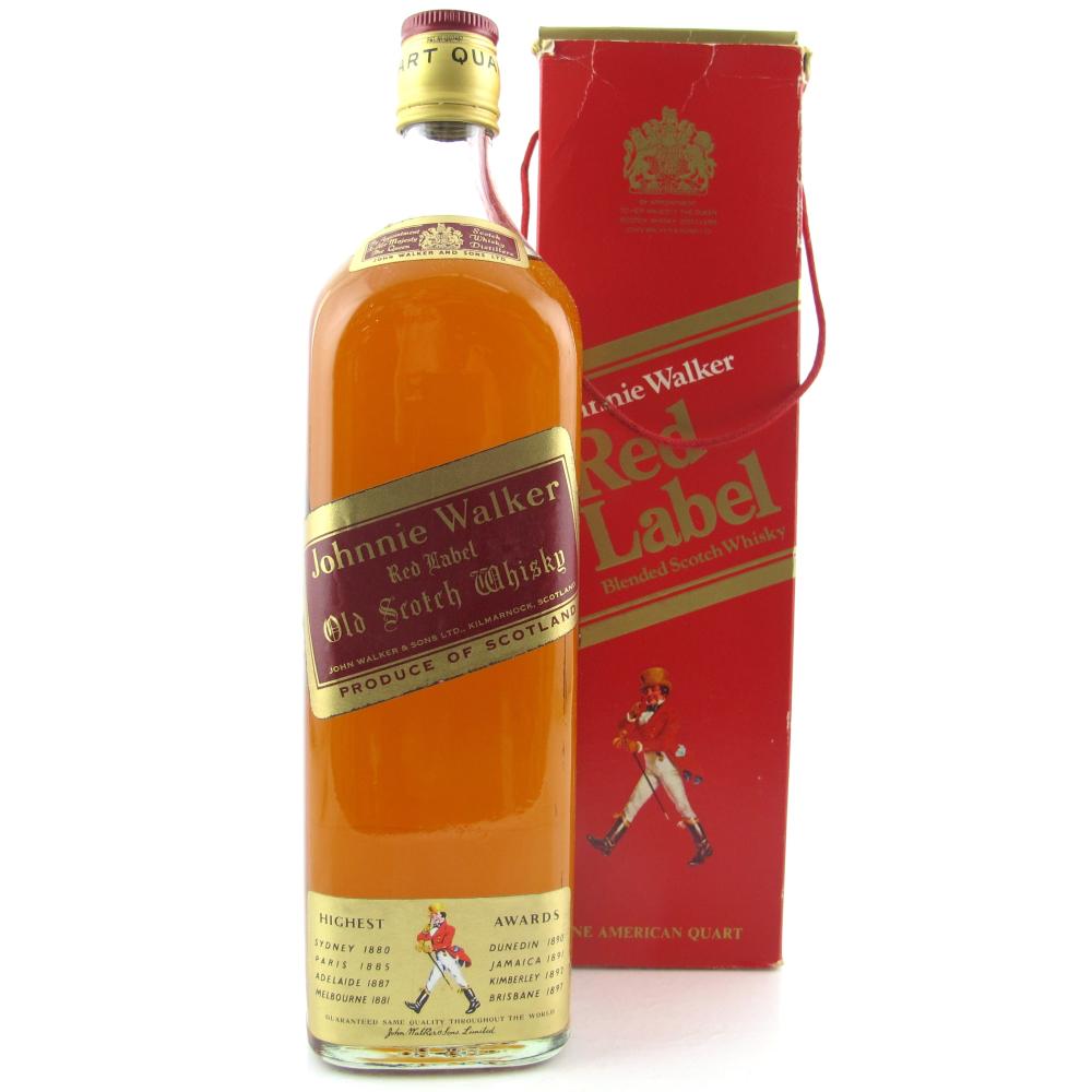 Johnnie Walker Red Label Quart 1960/70s