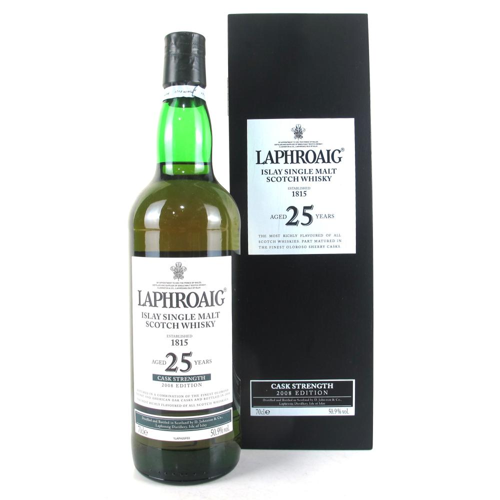 Laphroaig 25 Year Old Cask Strength 2008 Release