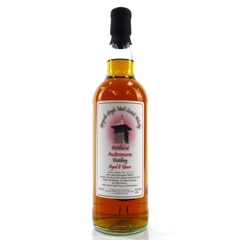 Aultmore 2007 Whisky Broker 8 Year Old
