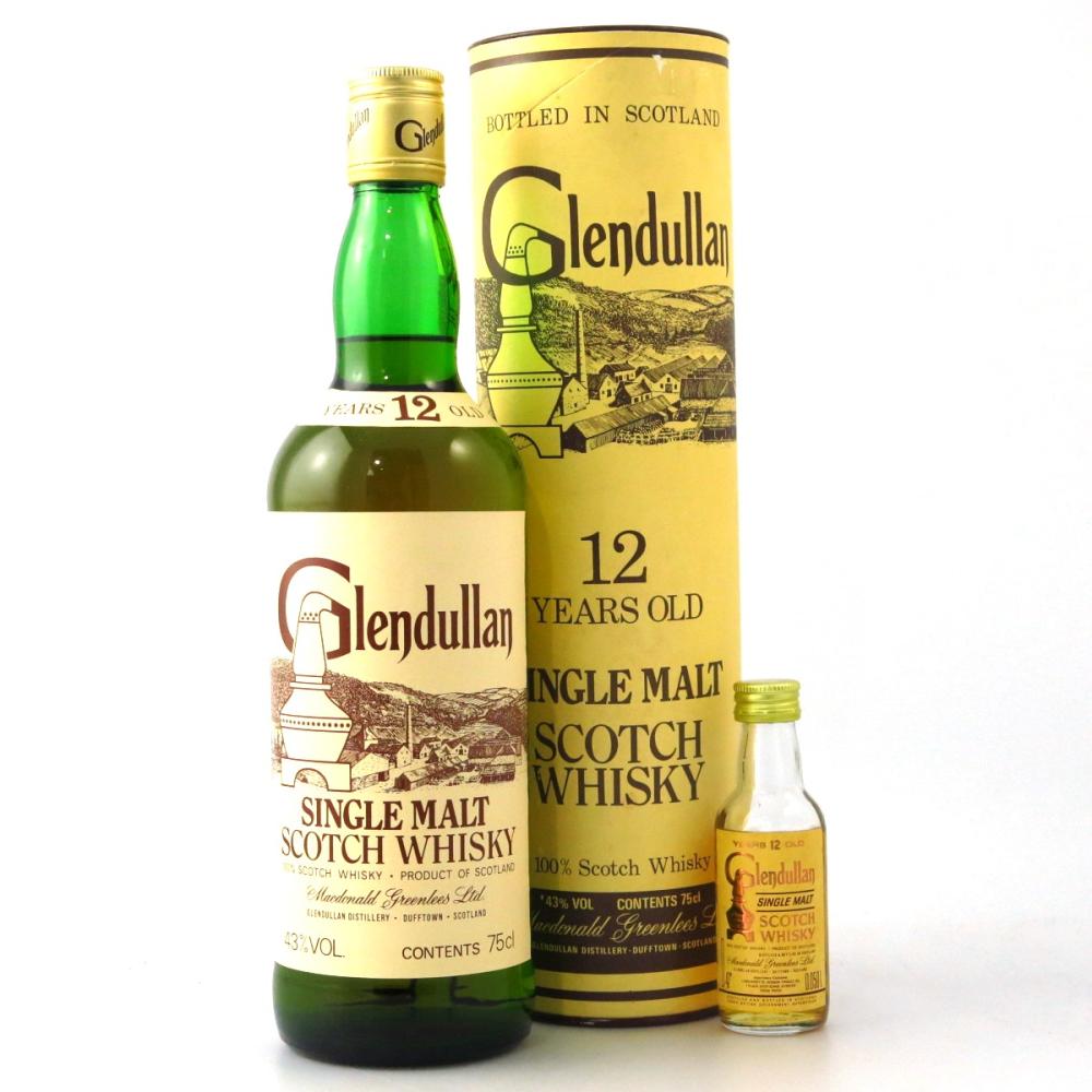 Glendullan 12 Year Old 1980s / with Miniature 5cl