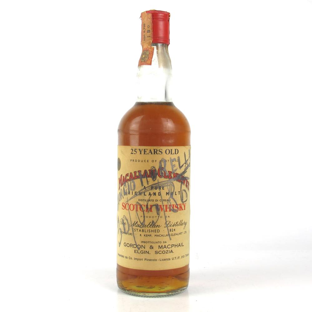 Macallan 25 Year Old Gordon and MacPhail / Giorgio Morelli