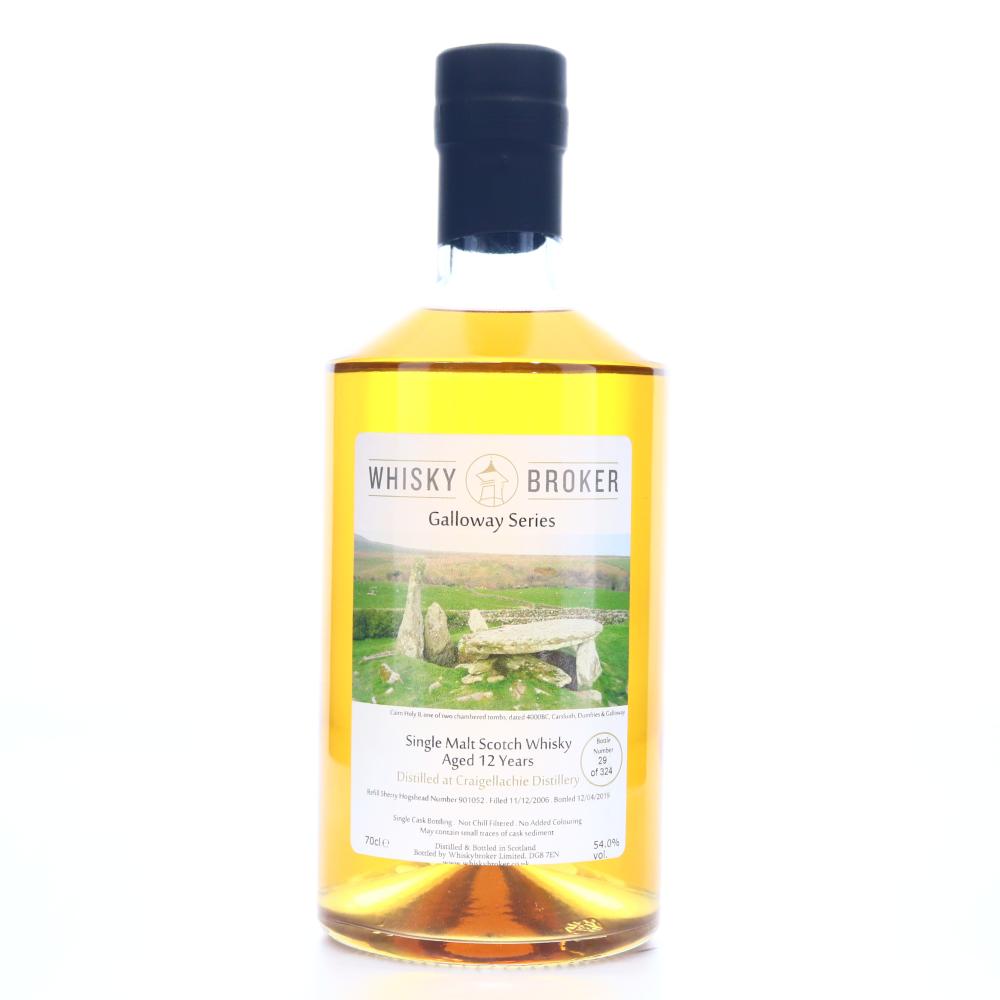 Craigellachie 2006 Whisky Broker 12 Year Old / Galloway Series