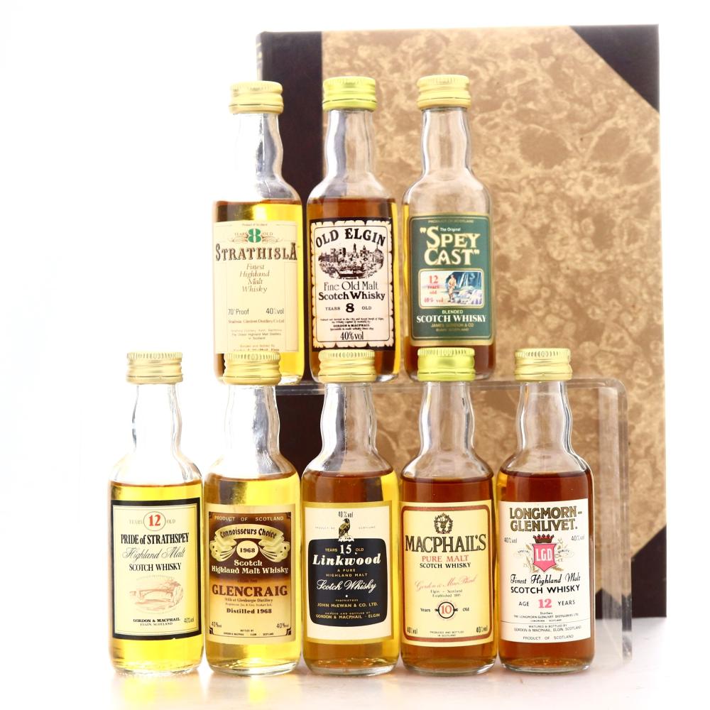 Gordon and MacPhail Scotland's Whiskies Volume #1 Miniatures x 8 / Includes Glencraig