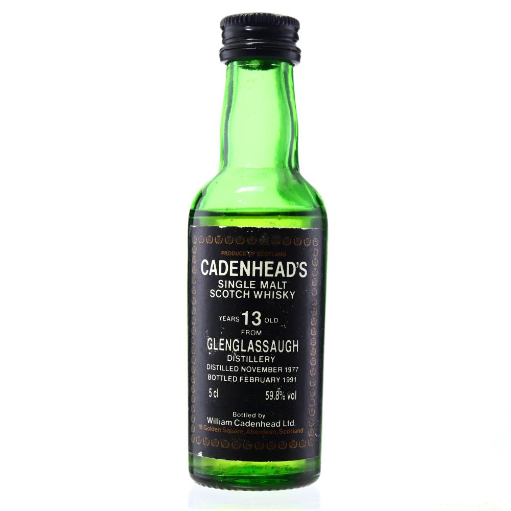 Glenglassaugh 1977 Cadenhead's 13 Year Old Miniature 5cl
