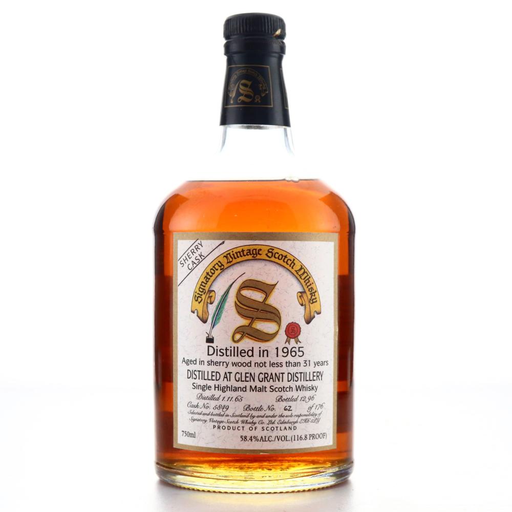 Glen Grant 1965 Signatory Vintage 31 Year Old 75cl / US Import