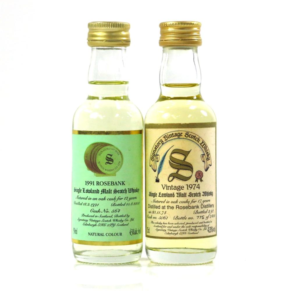 Rosebank Miniatures 2 x 5cl / Including 1974