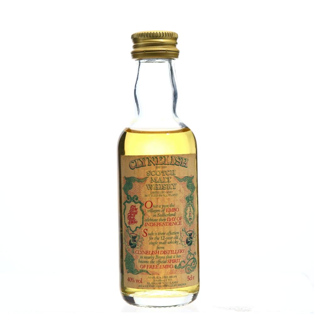 Clynelish 12 Year Old The Spirit of Embo  Miniature