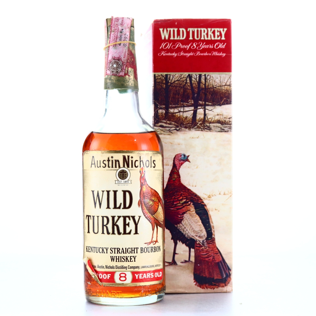 Wild Turkey 8 Year Old 101 Proof 1970s