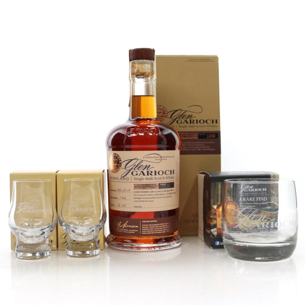 Glen Garioch 1999 Hand Filled Cask #1420 / with 3 x Glasses