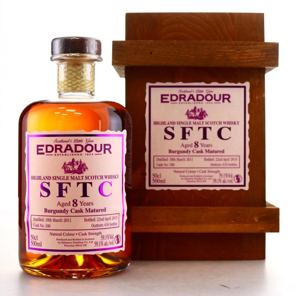 Edradour 2011 Straight From The Cask 8 Year Old 50cl / Burgundy Cask