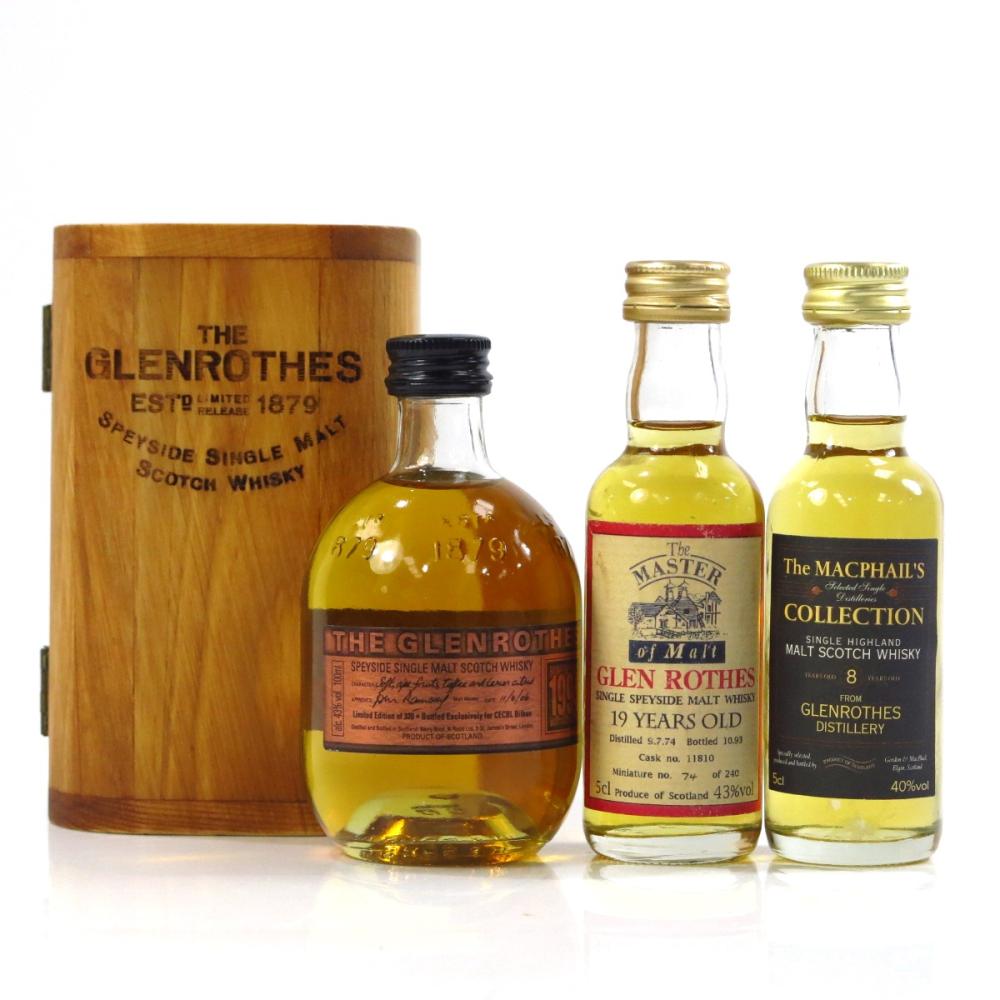 Glenrothes Miniature Selection 10cl and 2 x 5cl