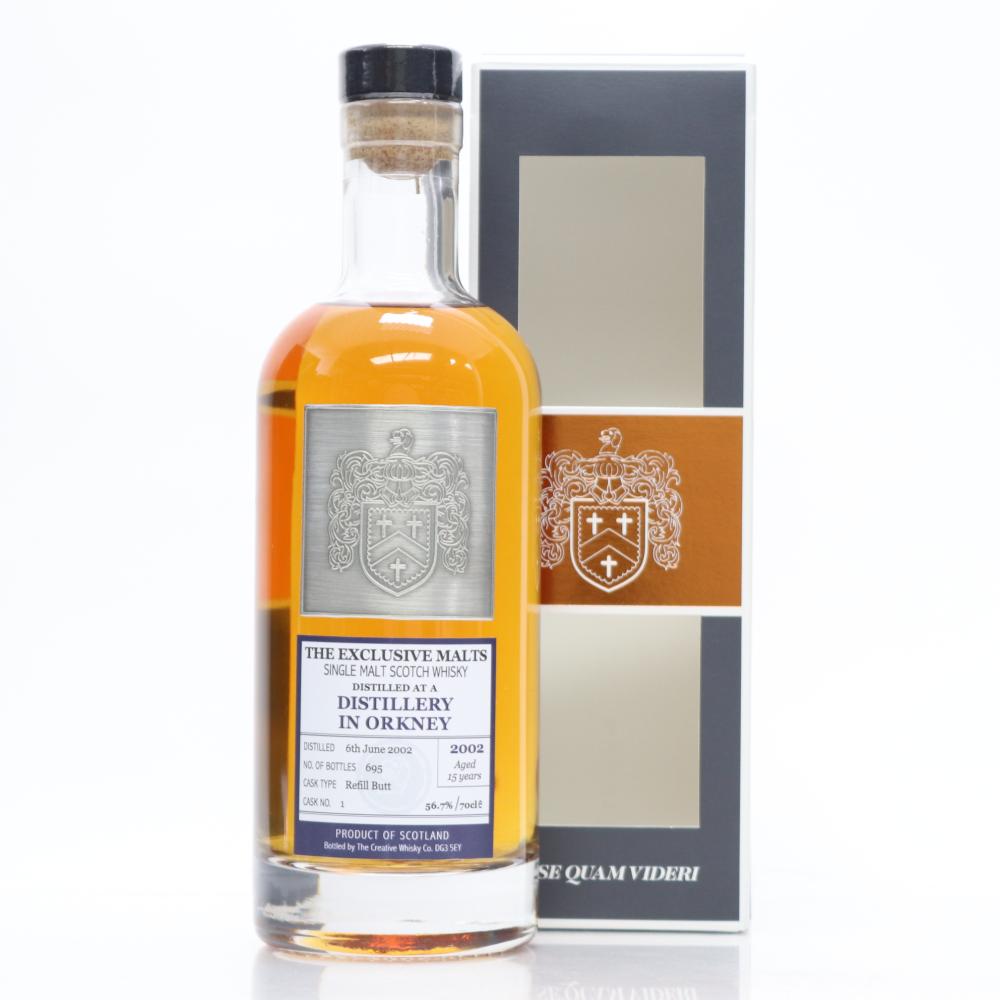 Orkney Single Malt 2002 Creative Whisky Co 15 Year Old
