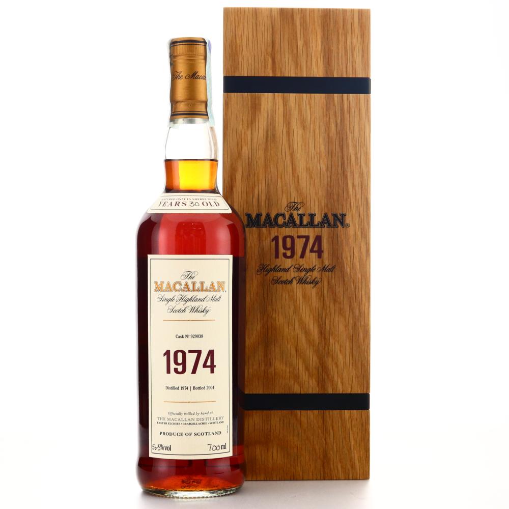 Macallan 1974 Fine and Rare 30 Year Old