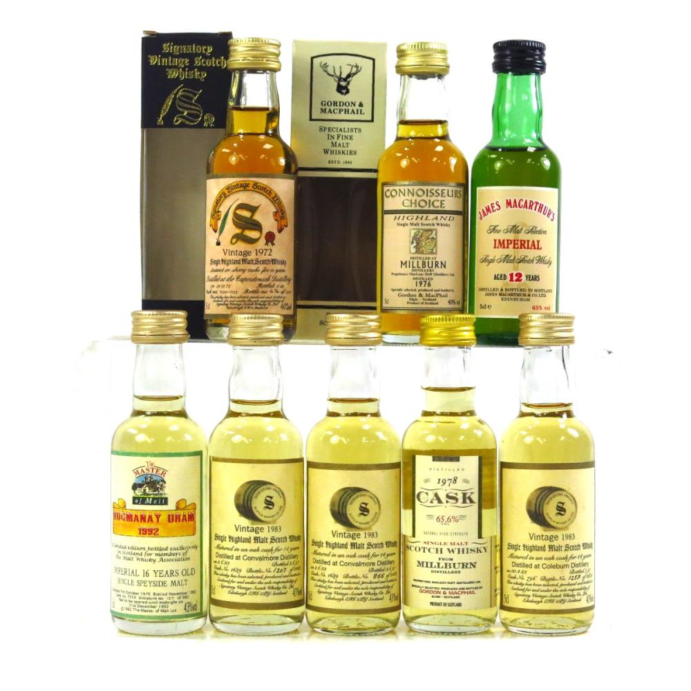 Closed Speyside Miniature Selection 8 x 5cl