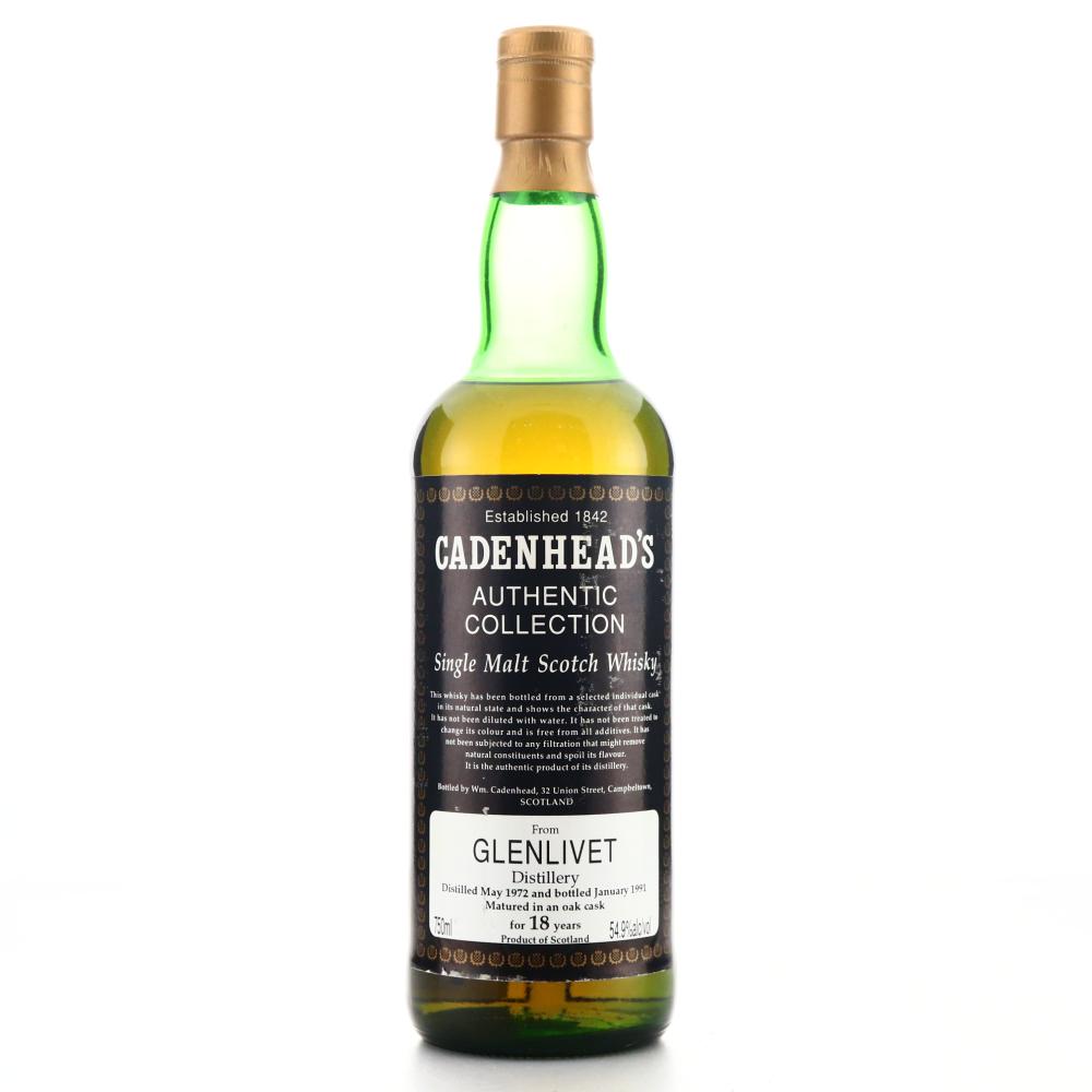 Glenlivet 1972 Cadenhead's 18 Year Old 